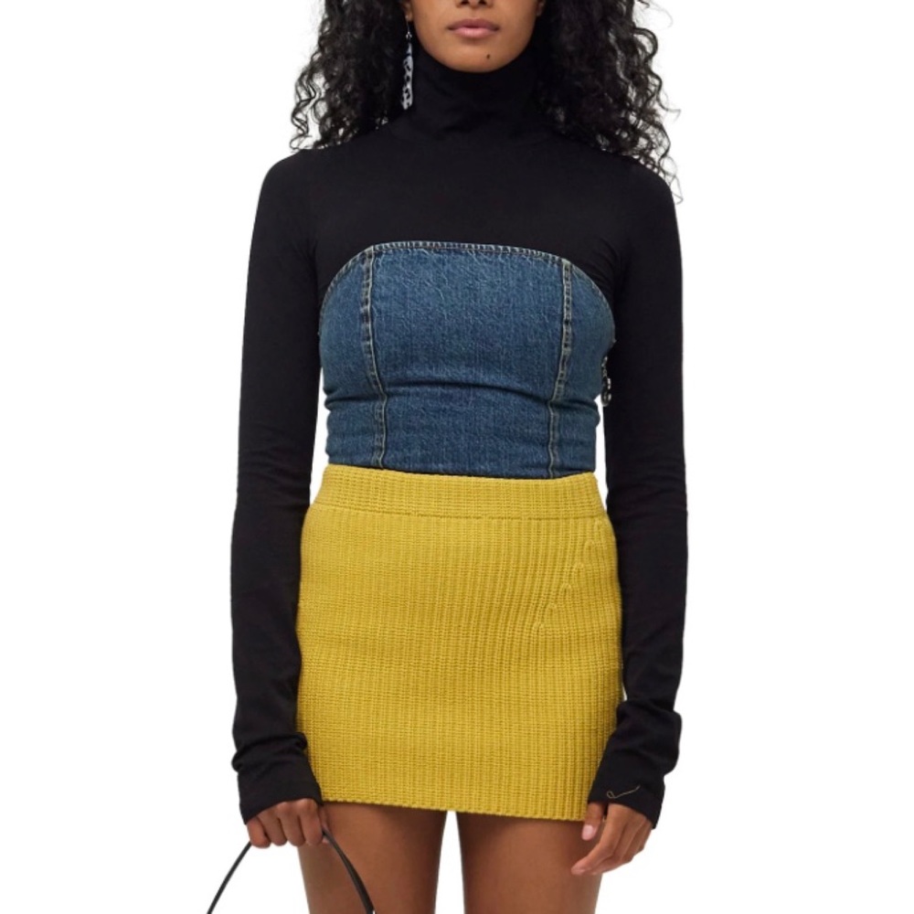 Simon Miller Denim Crop Top